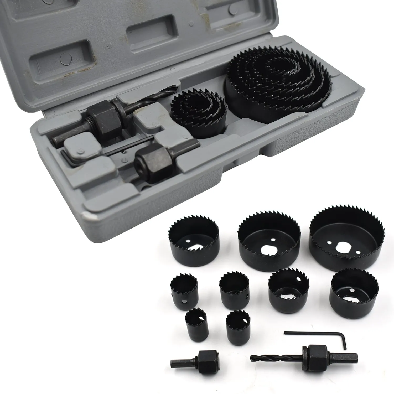 0415 -12 pcs 19-64mm Hole Saw Kit