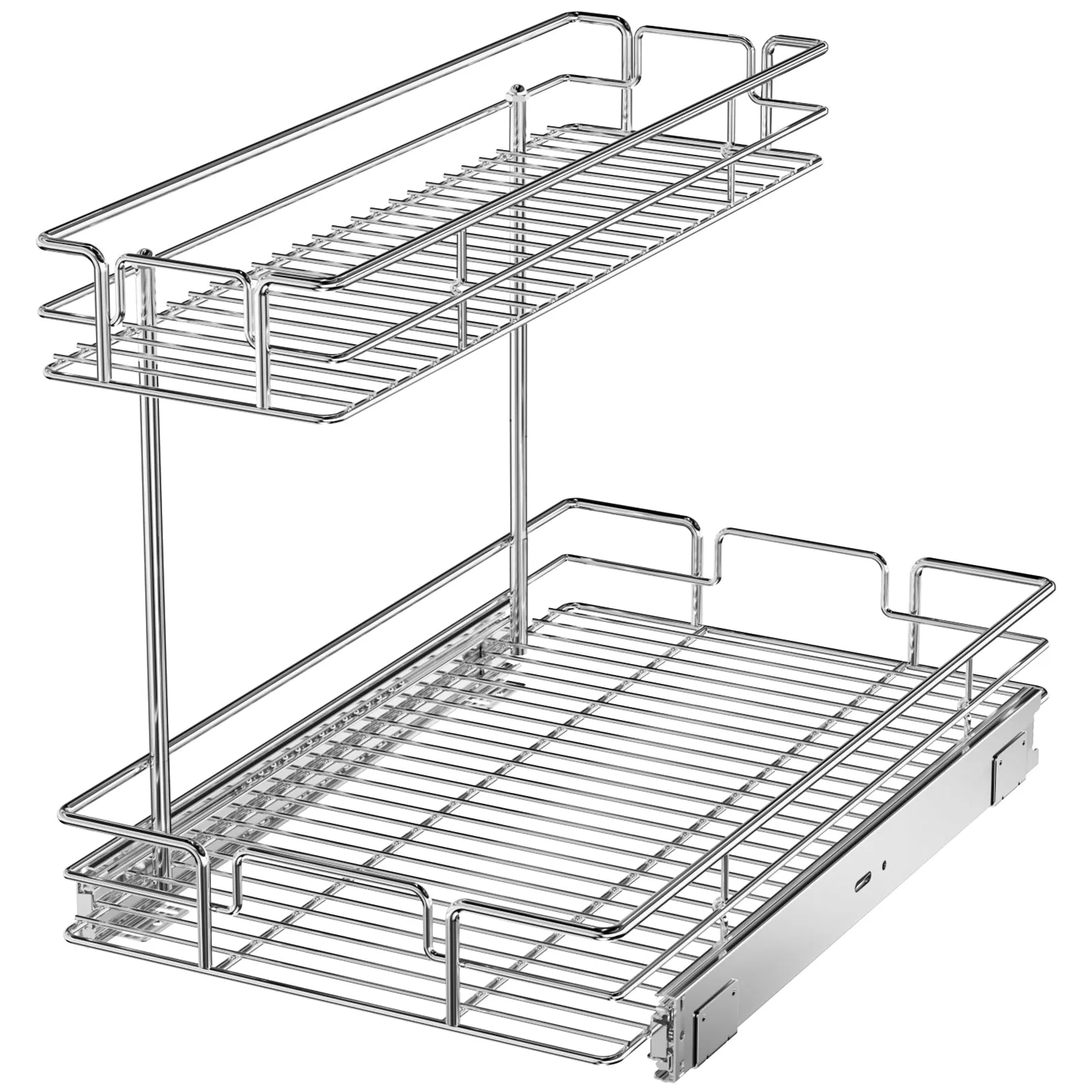 2 Tier Slide Out Multi-functional Cabinet Organizer