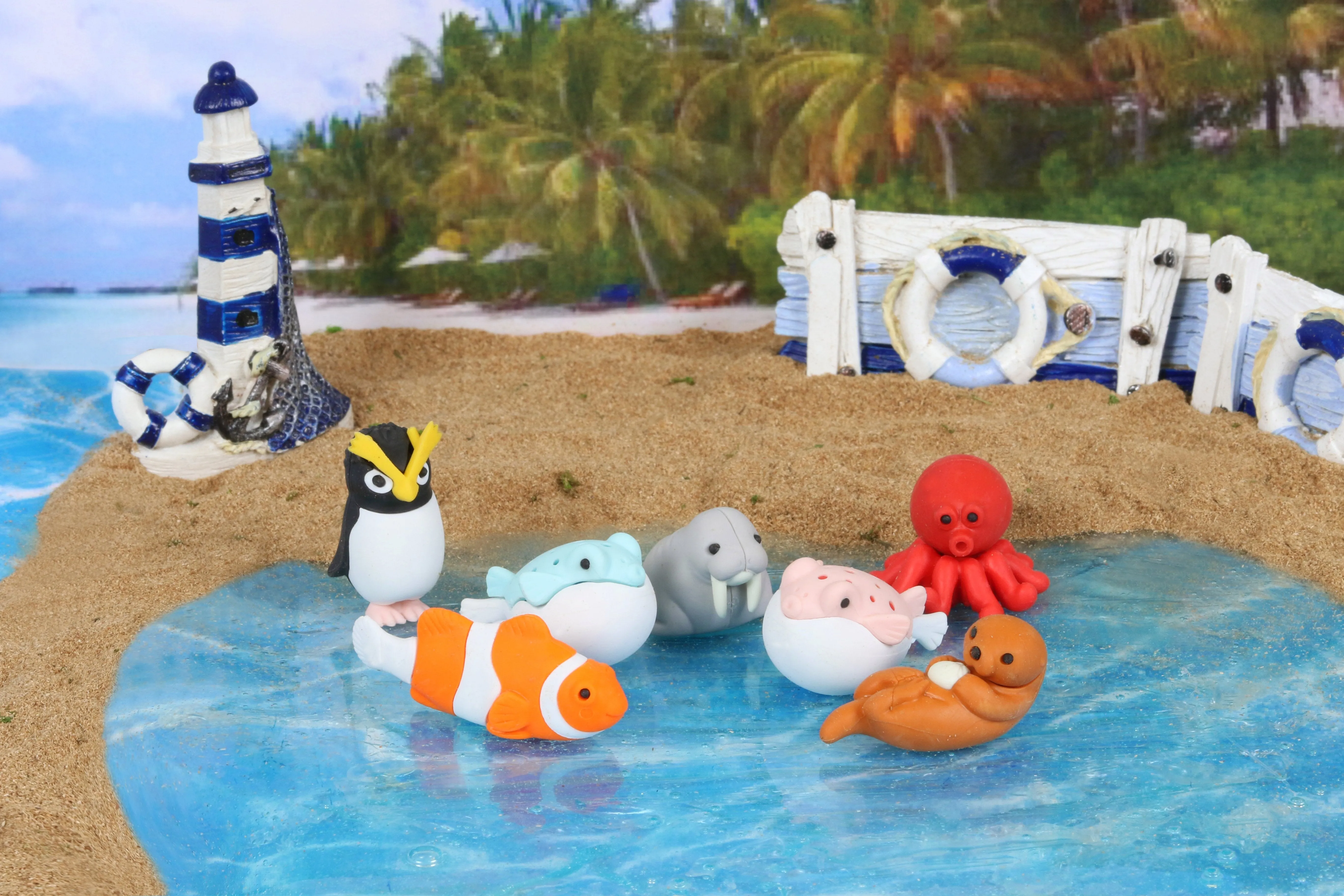 380161 SEA FRIENDS ERASERS -30