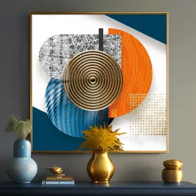 Abstract Geometric Premium Acrylic Square Wall Art