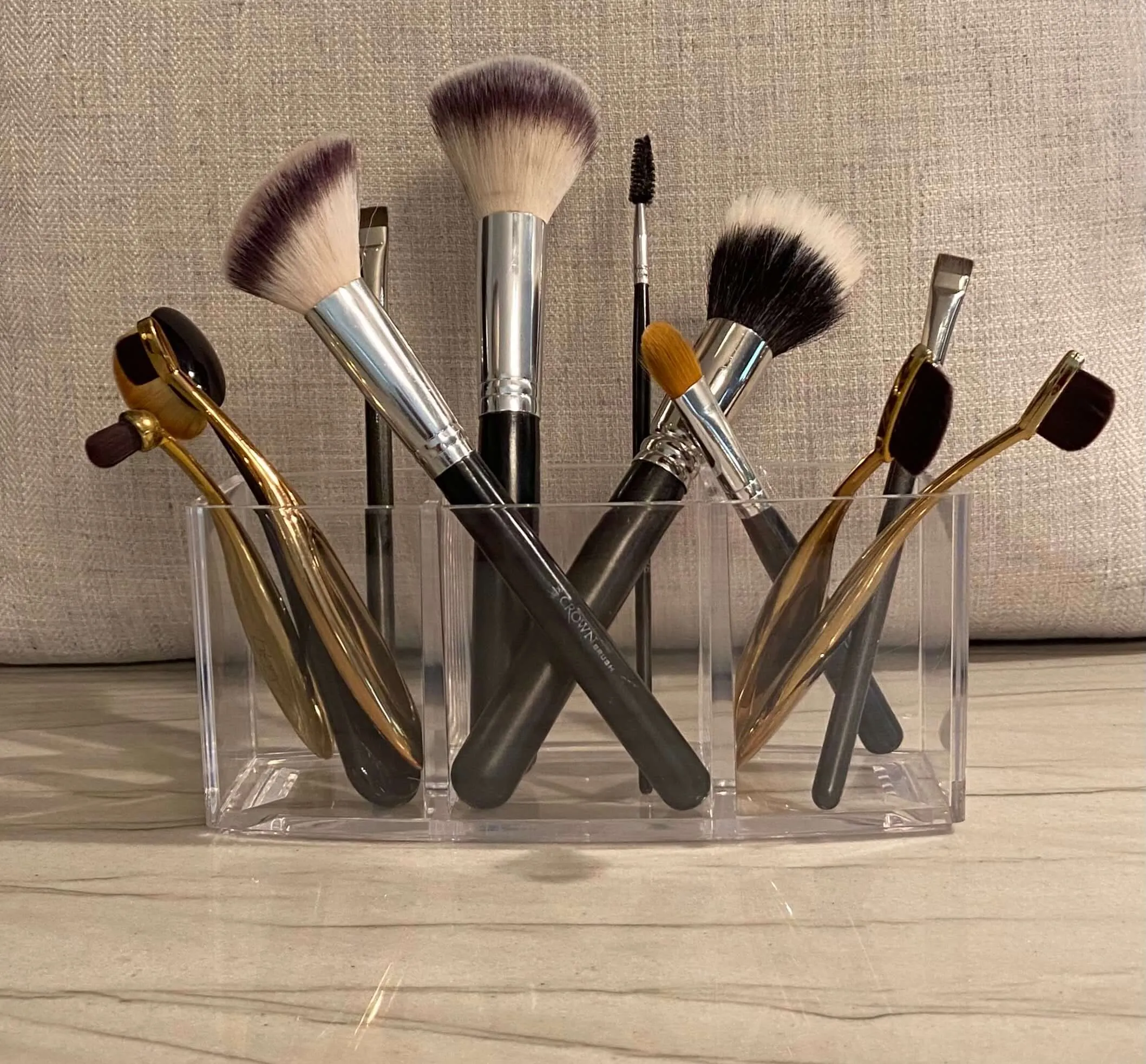 Acrylic Make-Up Brush Organizer