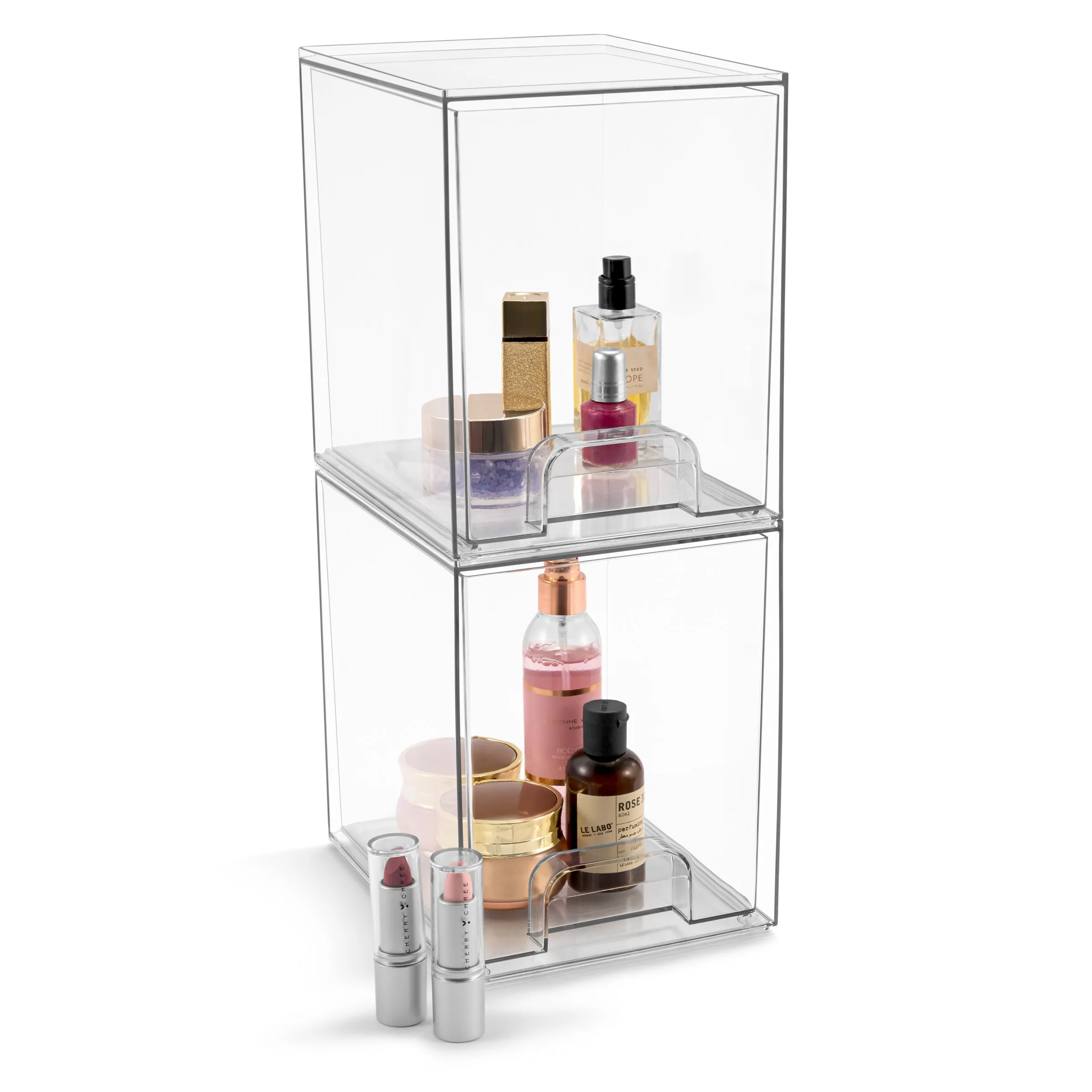 Acrylic Organizer Storage Drawers (2 Tall Drawer)