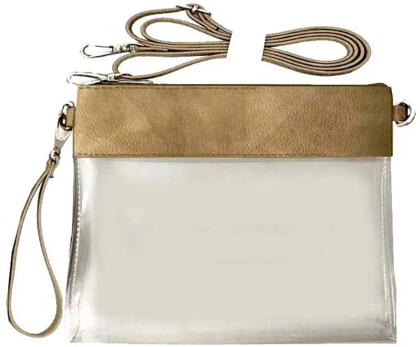 AD200T Game Day Clear Crossbody Bag/Clutch