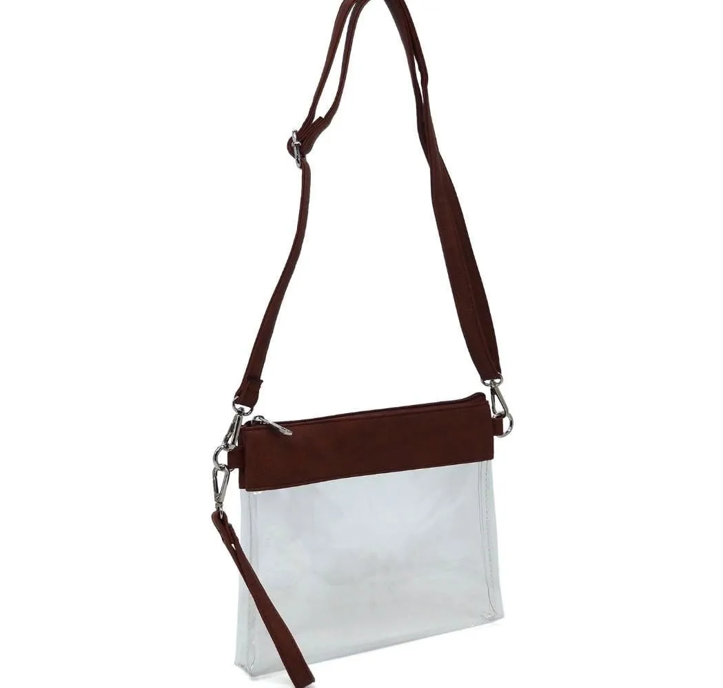 AD200T Game Day Clear Crossbody Bag/Clutch