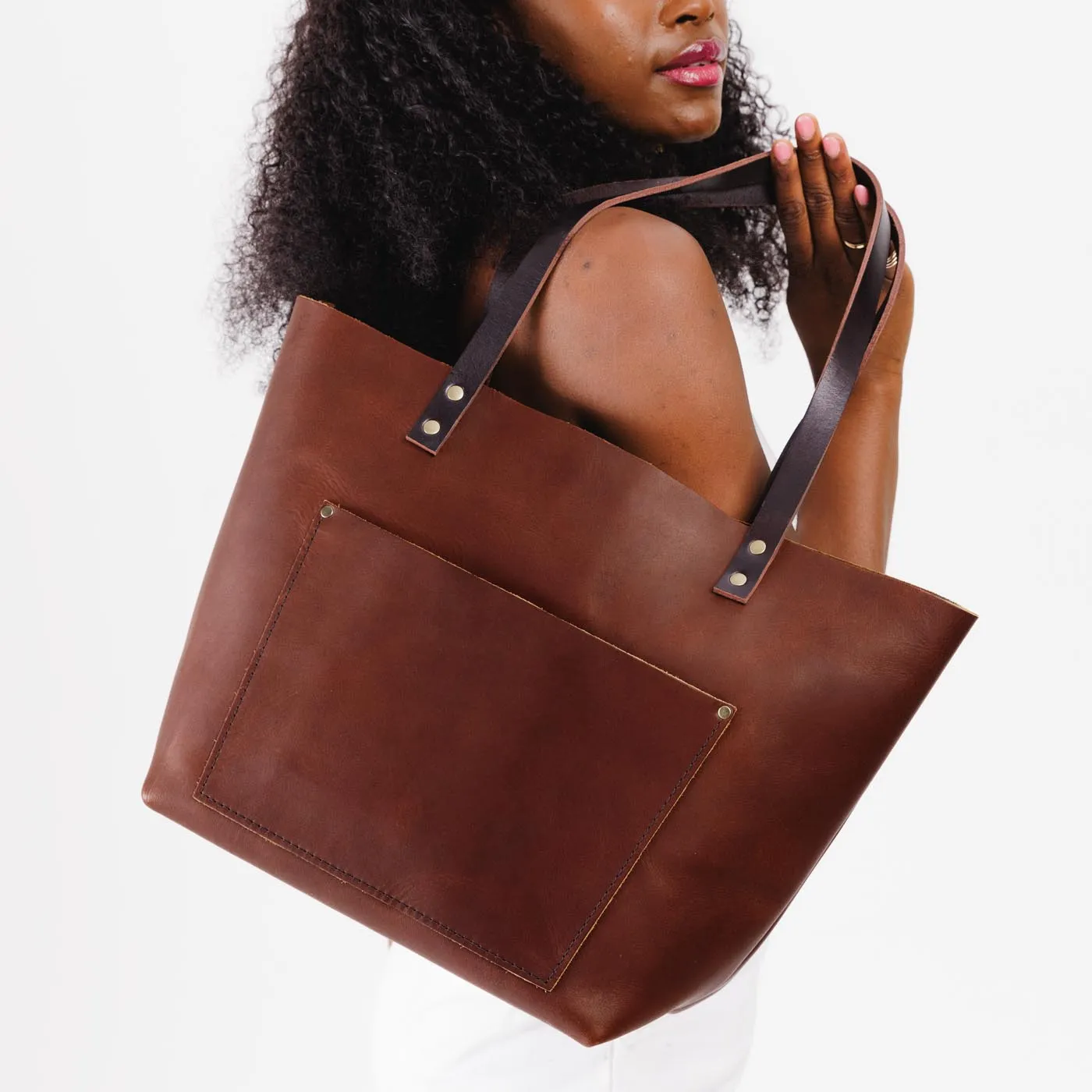 'Almost Perfect' Leather Tote Bag - Limited Edition