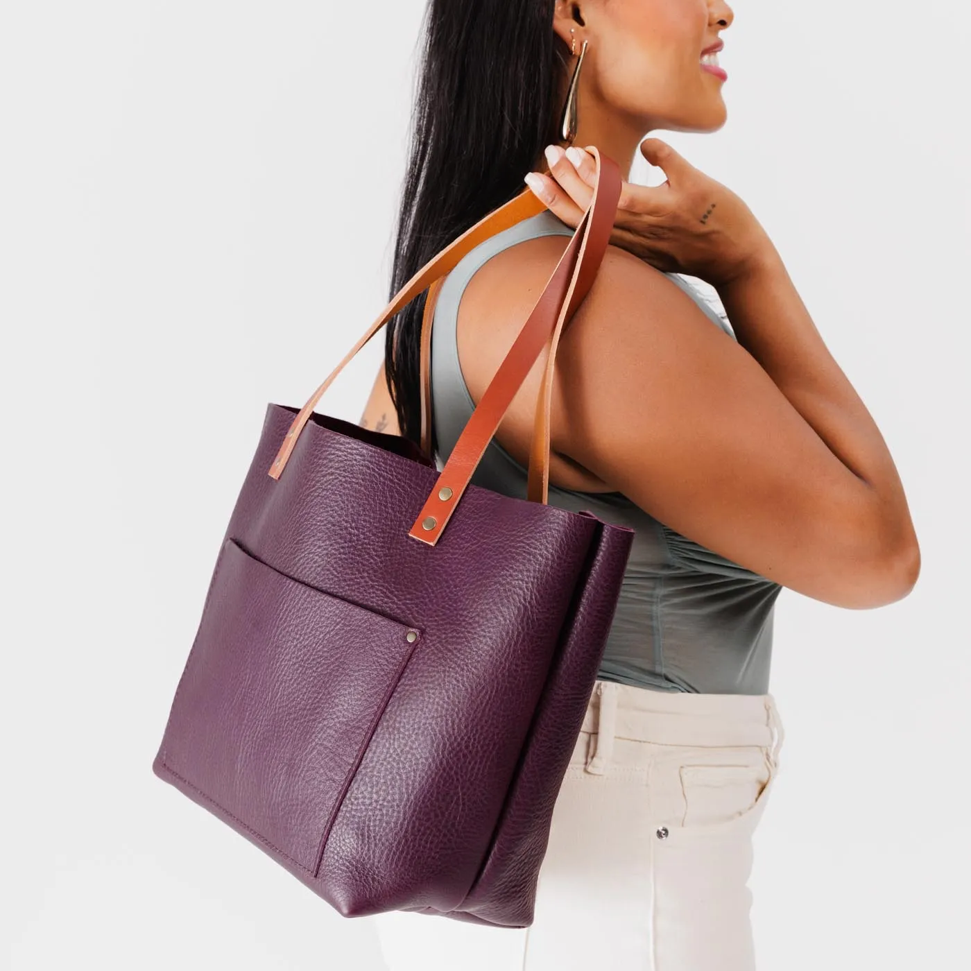 'Almost Perfect' Leather Tote Bag - Limited Edition