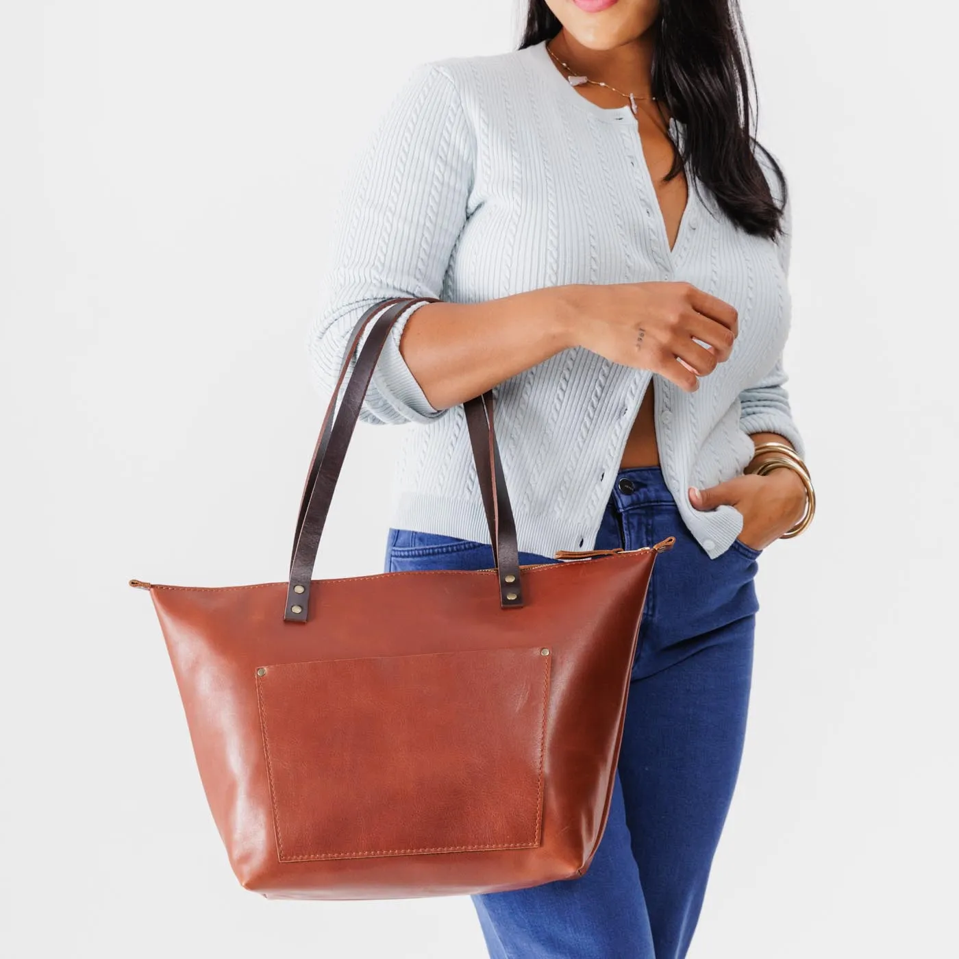 'Almost Perfect' Leather Tote Bag - Limited Edition