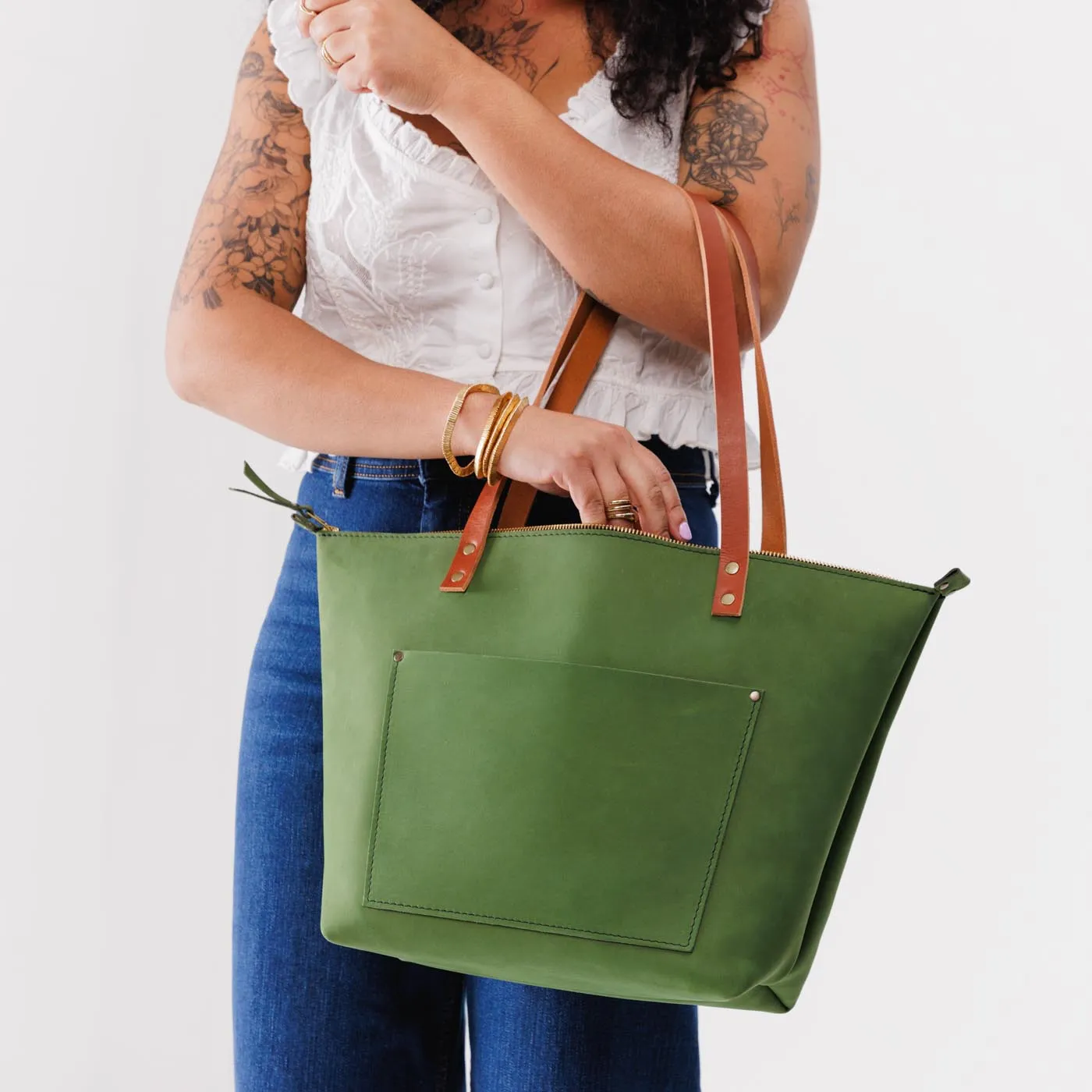 'Almost Perfect' Leather Tote Bag - Limited Edition