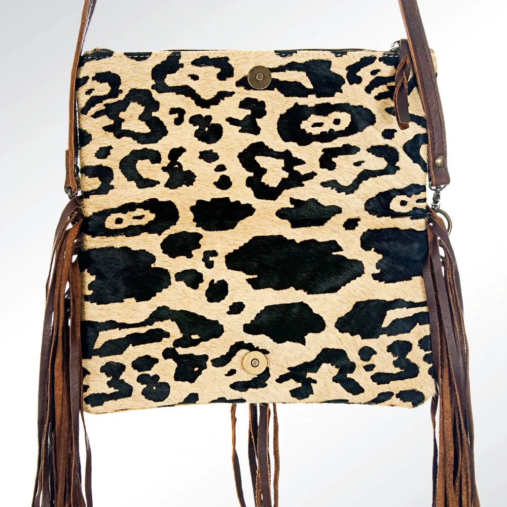 American Darling Jaguar Print w/ Leather Fringe