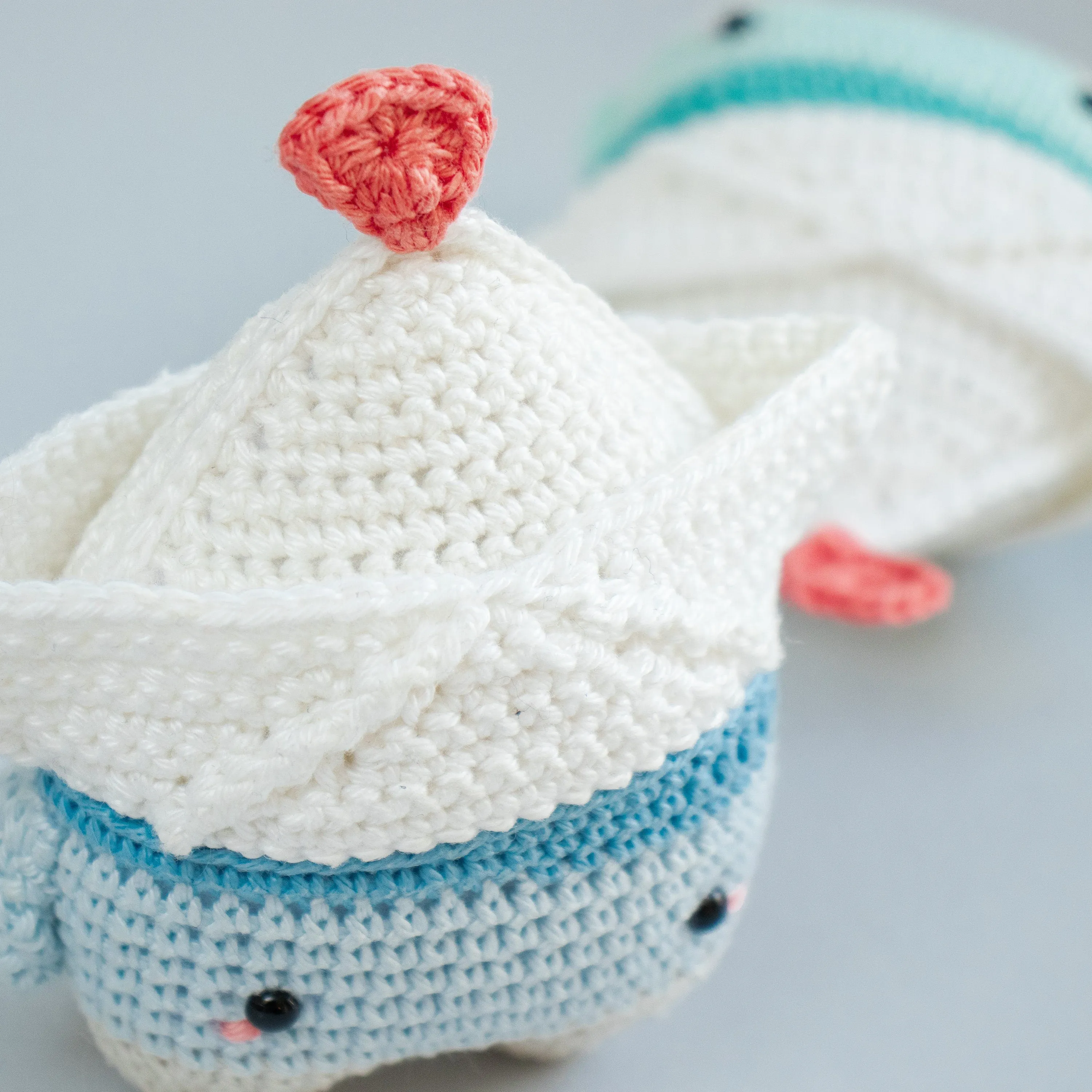 Amigurumi Crochet Kit . Paperboat Fiete