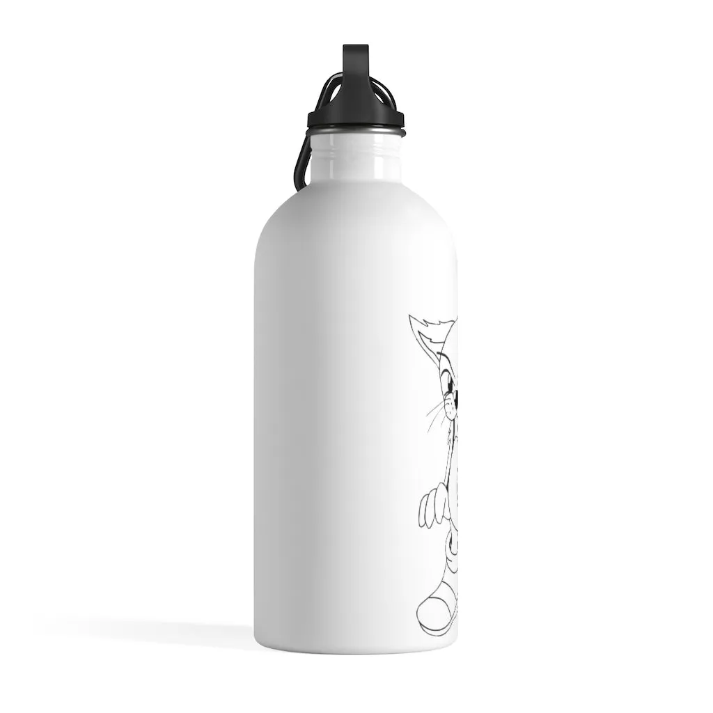 Angry Cat Stainless Steel Water Bottle