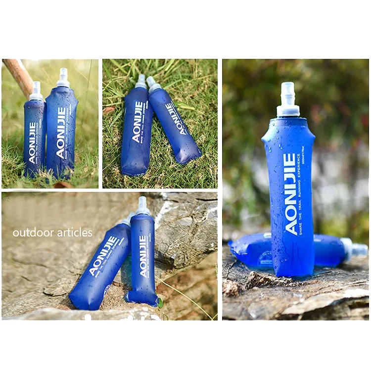 AONIJIE Foldable Sports Outdoor Water Bottle Bag Soft Water Bag, Capacity:500ML