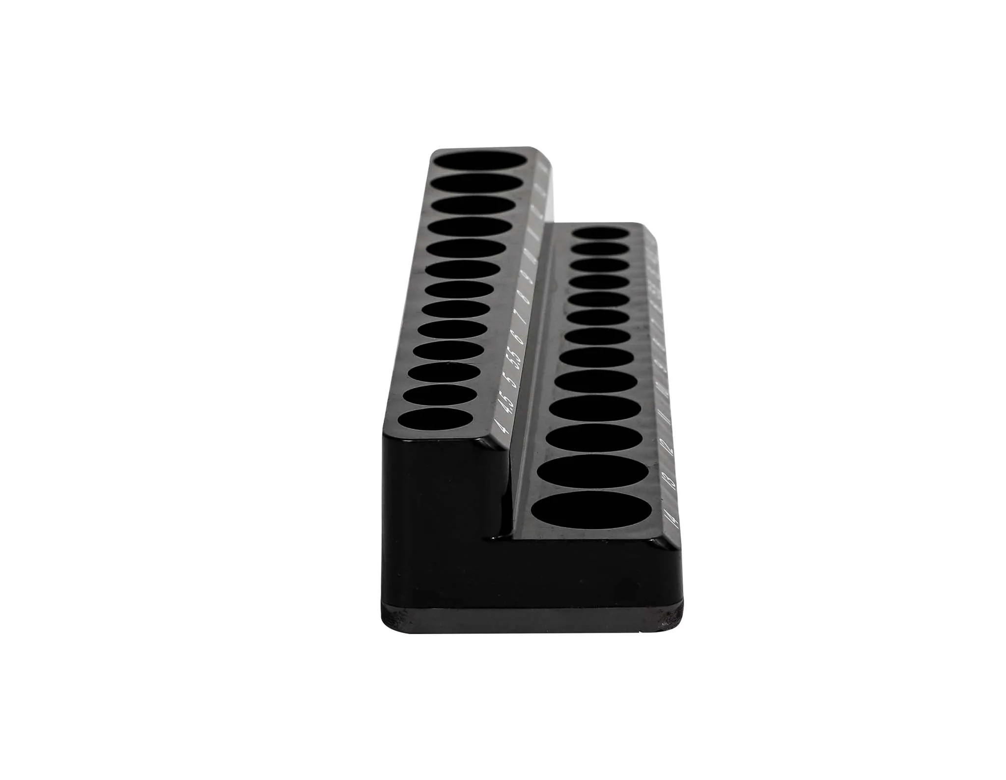 ARES 70233 - 26-Piece 1/4" Black Metric Magnetic Socket Holder