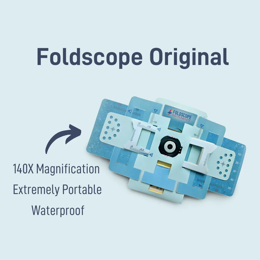 Assembled Individual Kit (1 Foldscope Paper Microscope) - Holiday Savings - Sale Save 20% at checkout.