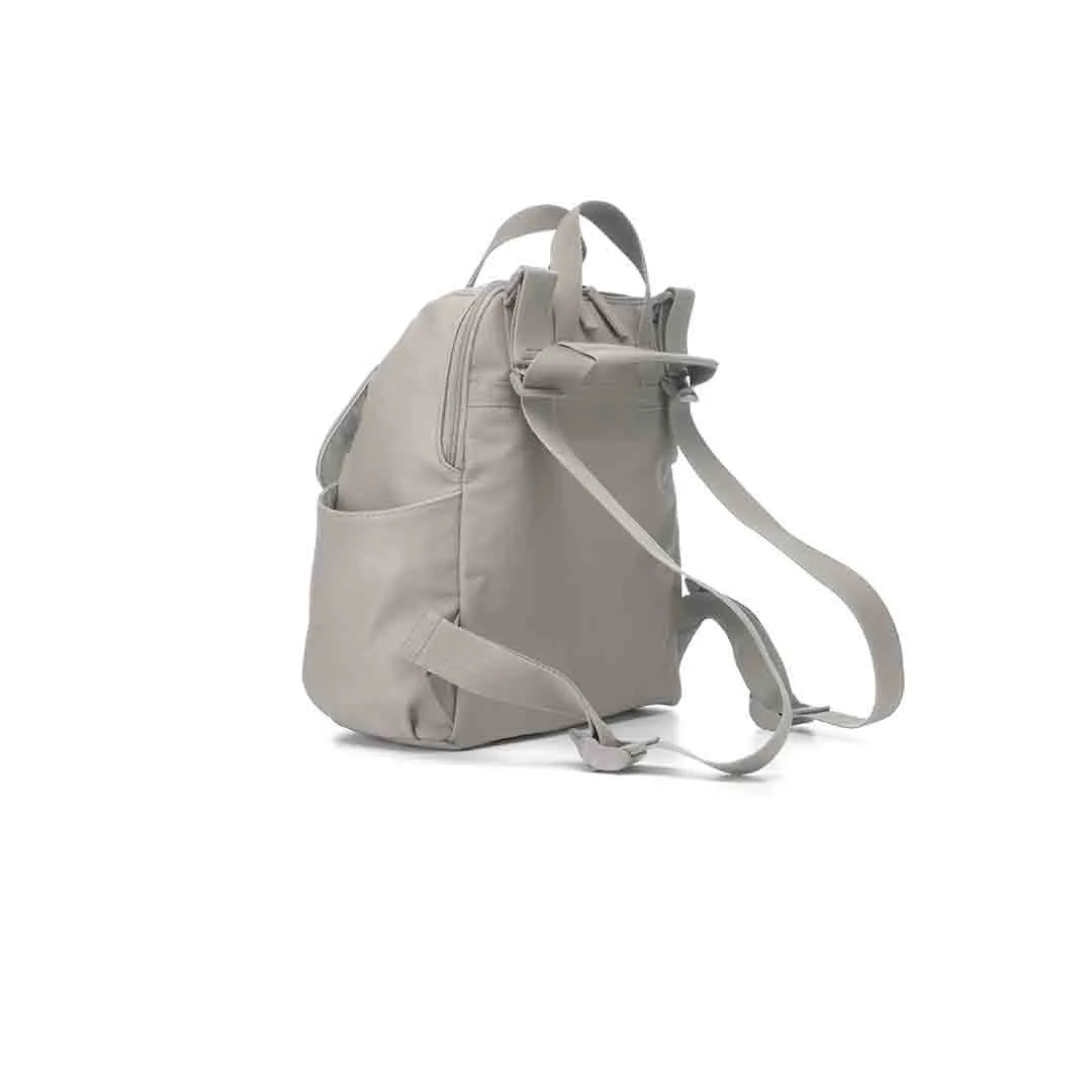 Babymel Robyn PU Changing Backpack - Pale Grey