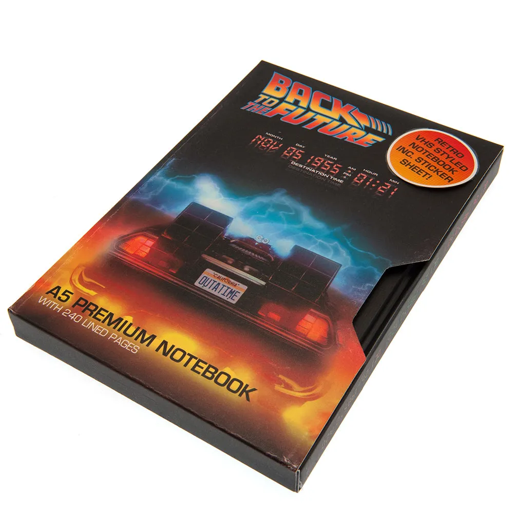 Back To The Future Premium Notebook - VHS