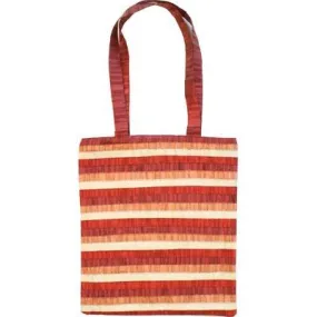 Bag - Stripes - Maroon