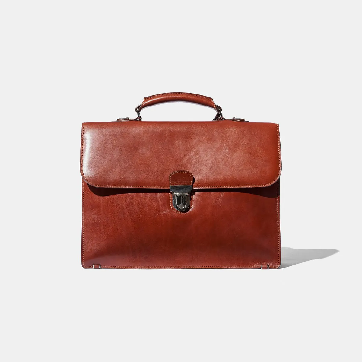 Baron - Briefcase BLACK LEATHER