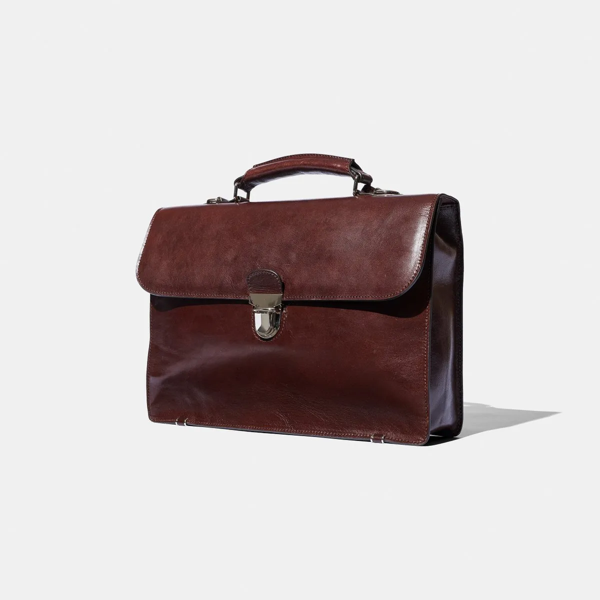 Baron - Small Briefcase COGNAC LEATHER