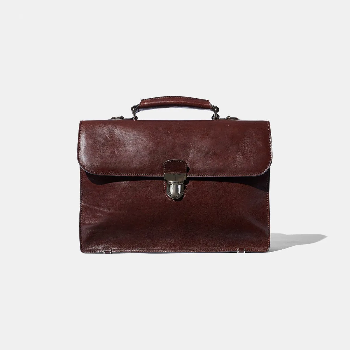 Baron - Small Briefcase COGNAC LEATHER