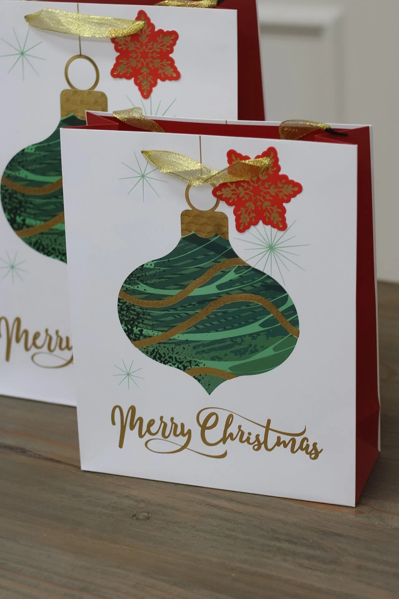 Bauble Merry Christmas Gift Bag