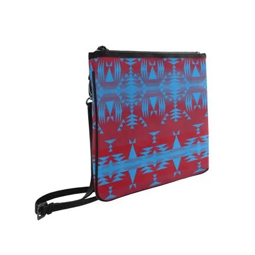 Between the Mountains Sierra Deep Lake Slim Clutch Bag