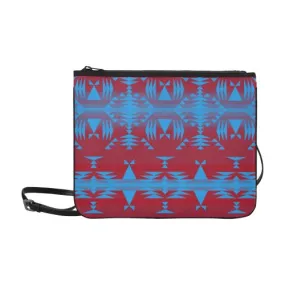 Between the Mountains Sierra Deep Lake Slim Clutch Bag