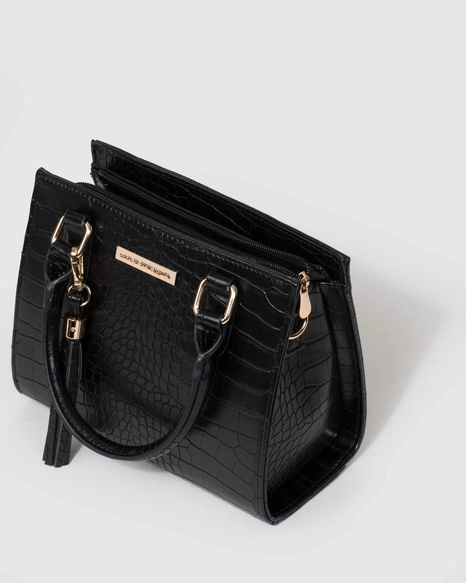 Black Sia Tassel Mini Bag