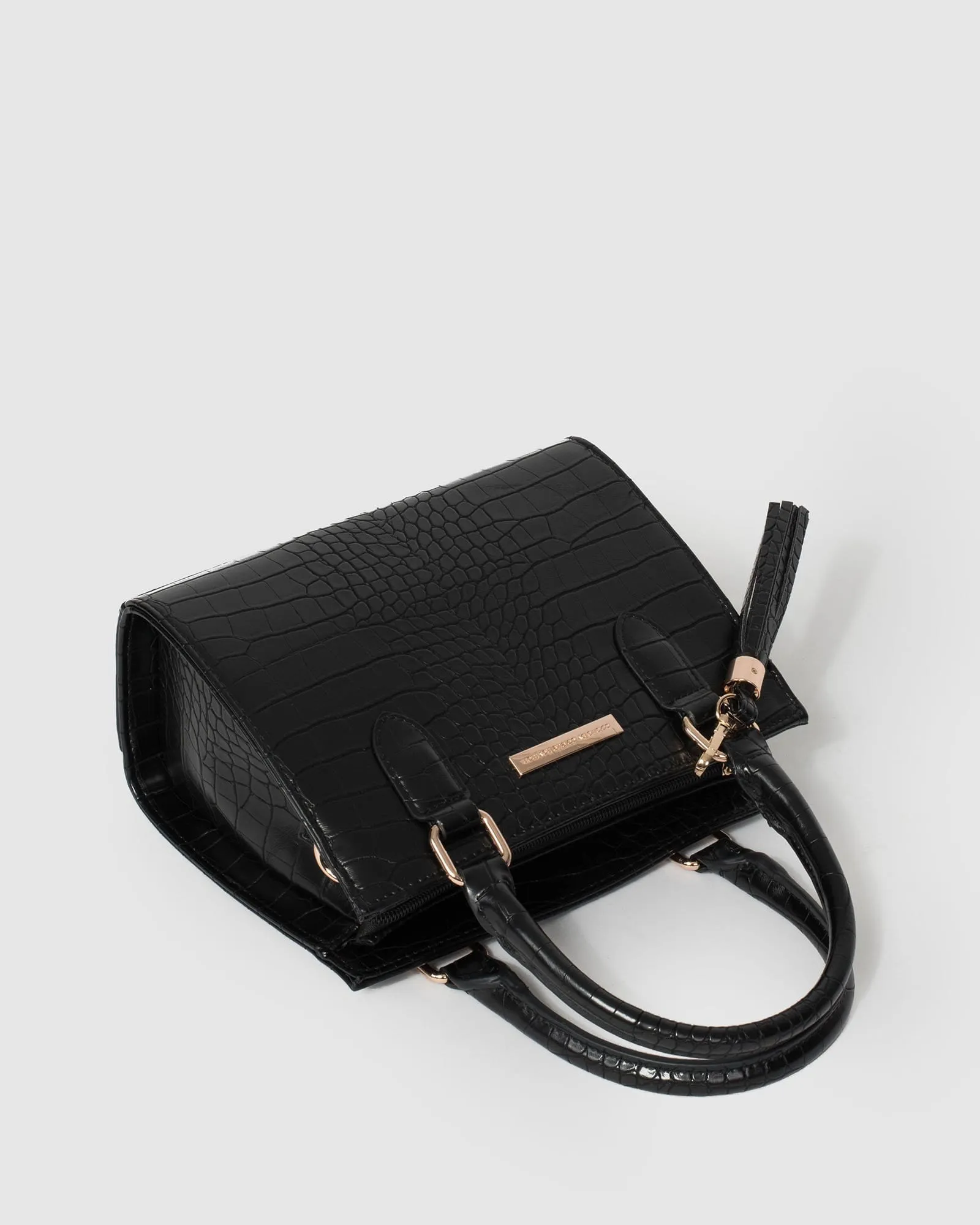 Black Sia Tassel Mini Bag