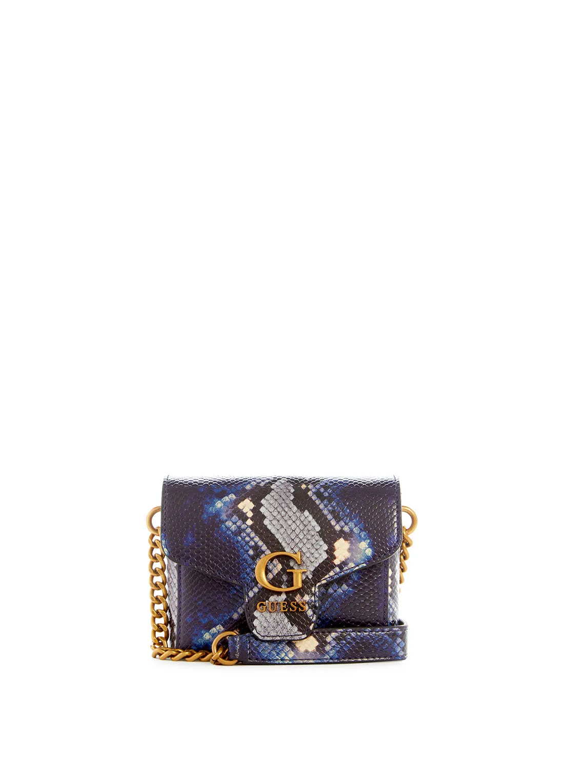 Blue Shenny Micro Mini Crossbody Bag