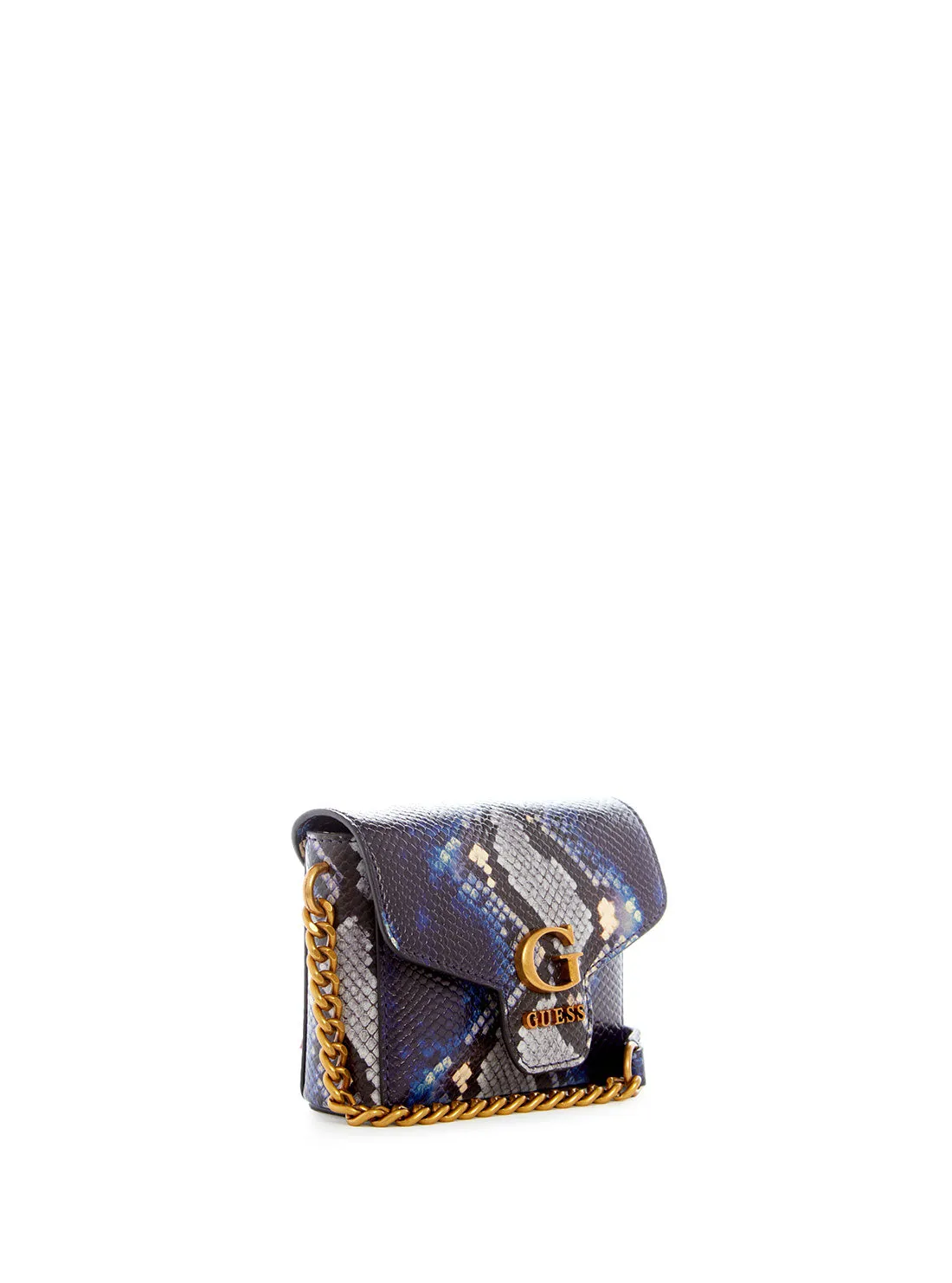 Blue Shenny Micro Mini Crossbody Bag