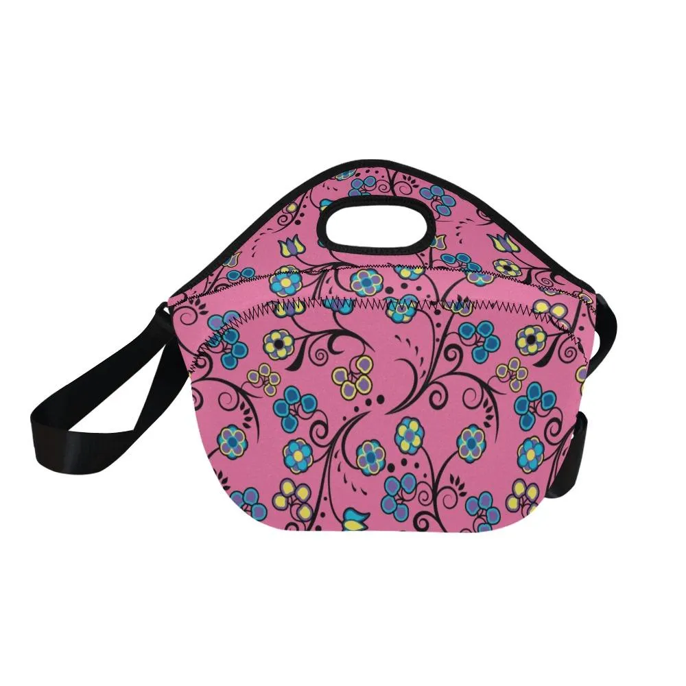 Blue Trio Bubblegum Neoprene Lunch Bag/Large