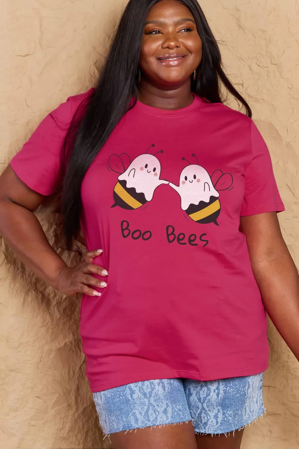 BOO BEES Graphic Cotton T-Shirt