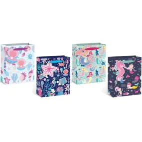 Bright Sea Life Design Large Gift Bag - 26cm x 32cm x 12.5cm