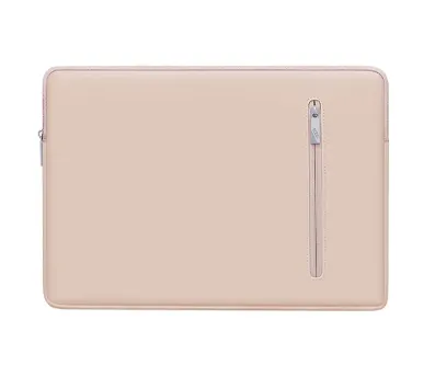 BUBM PLAIN SLEEVE 13" With Pocket - Cream (Beige)