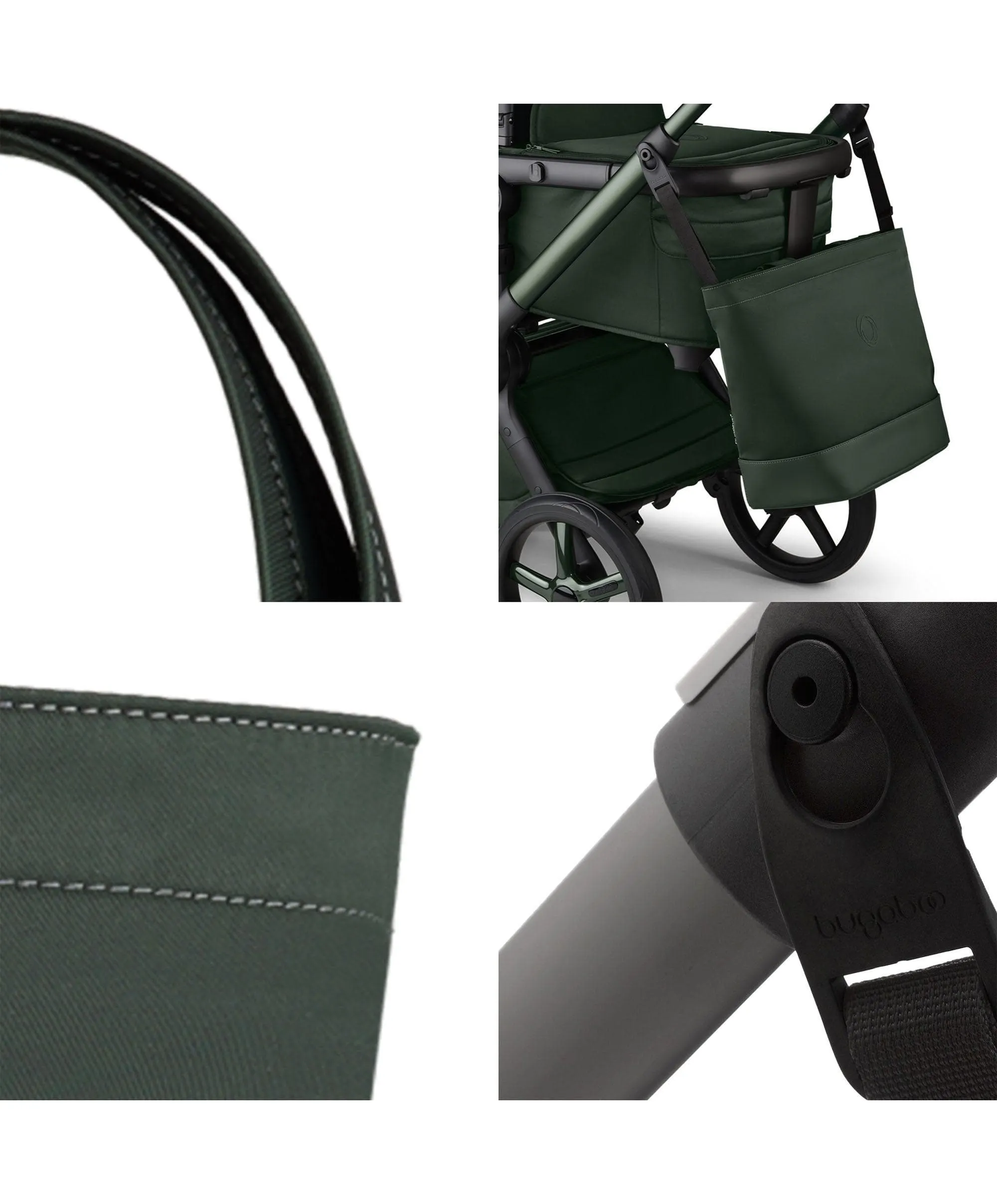 Bugaboo Fox 5 Noir Changing Bag – Midnight Green