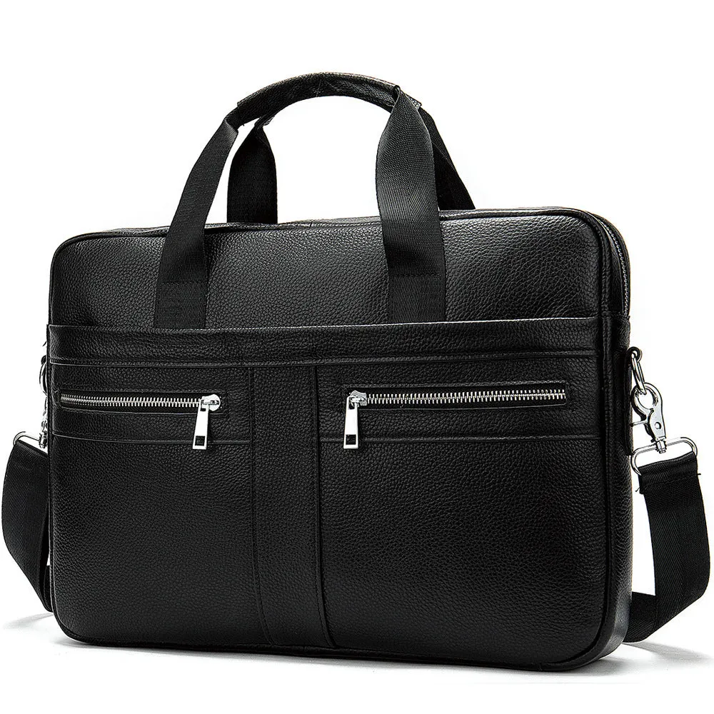 Business men briefcase cowhide layer Hard briefcase Handbag Business Briefcase