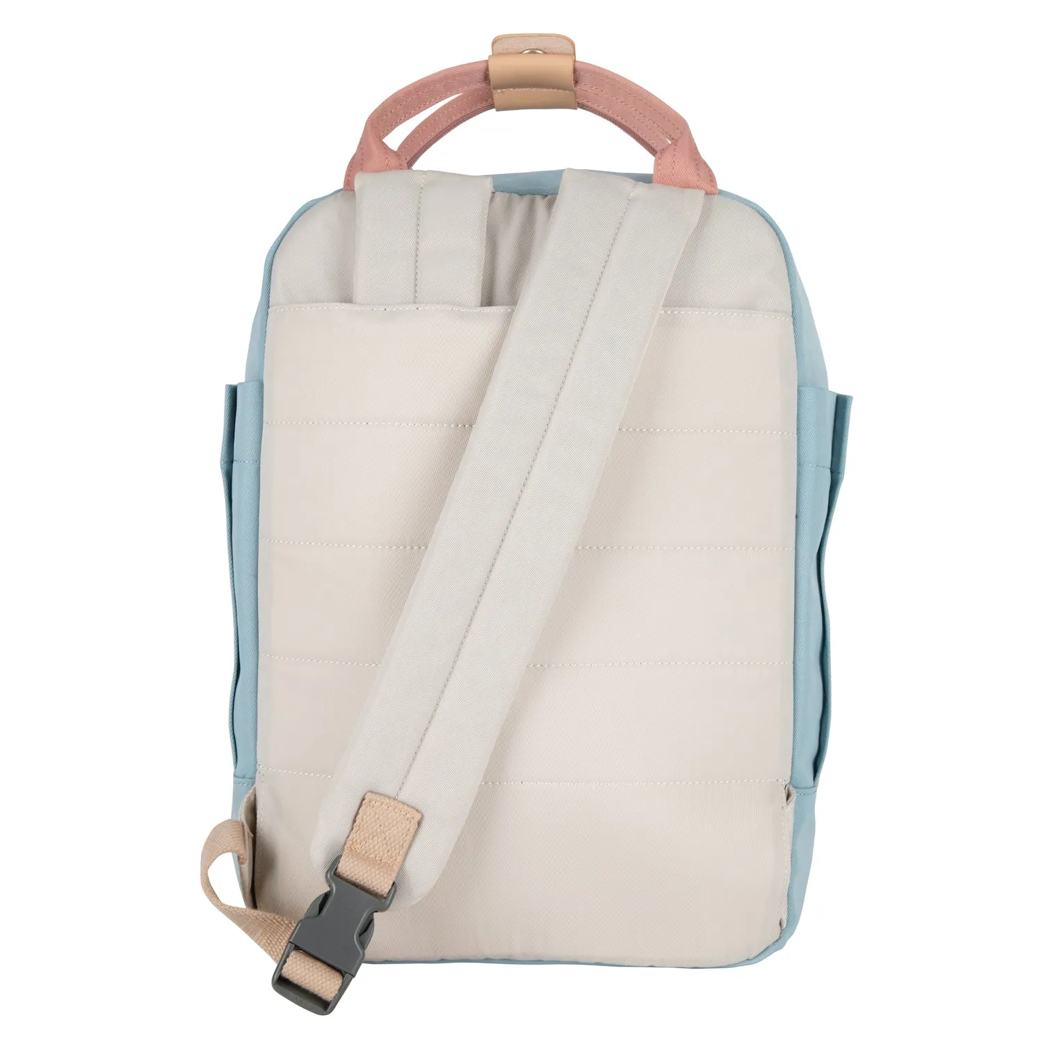 Camden Backpack - Cream, Pink & Light Blue