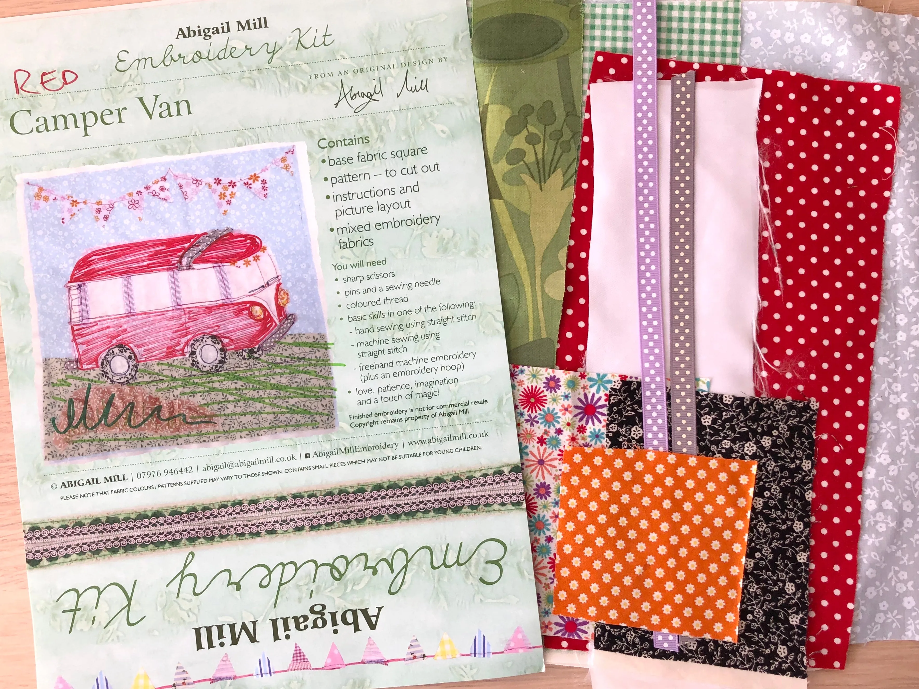 Campervan Kit- Red Polka dot