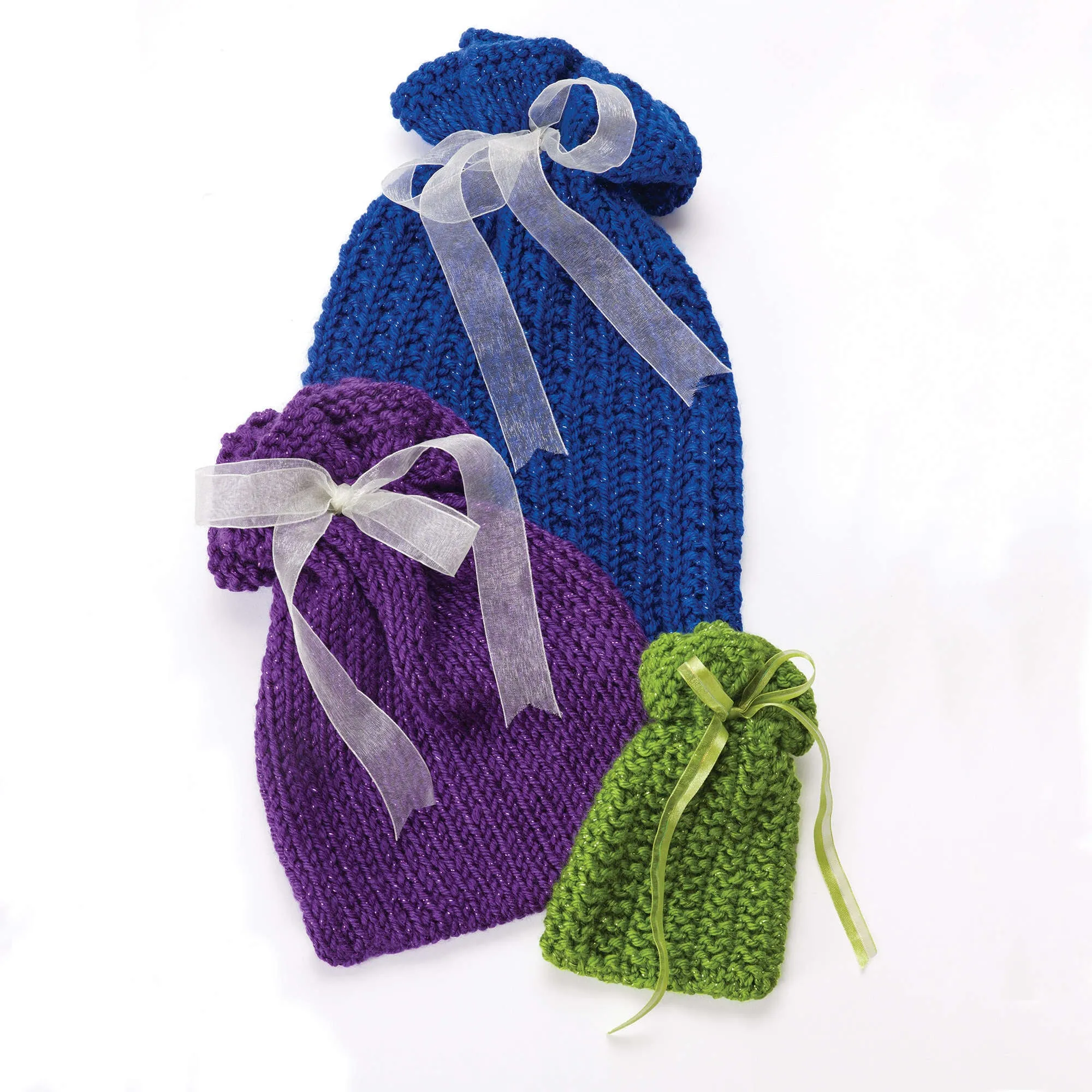 Caron Knit Gift Bags