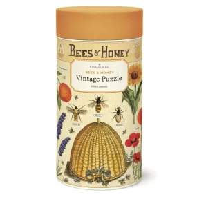 Cavallini Vintage Bees and Honey 1,000 Piece Puzzle