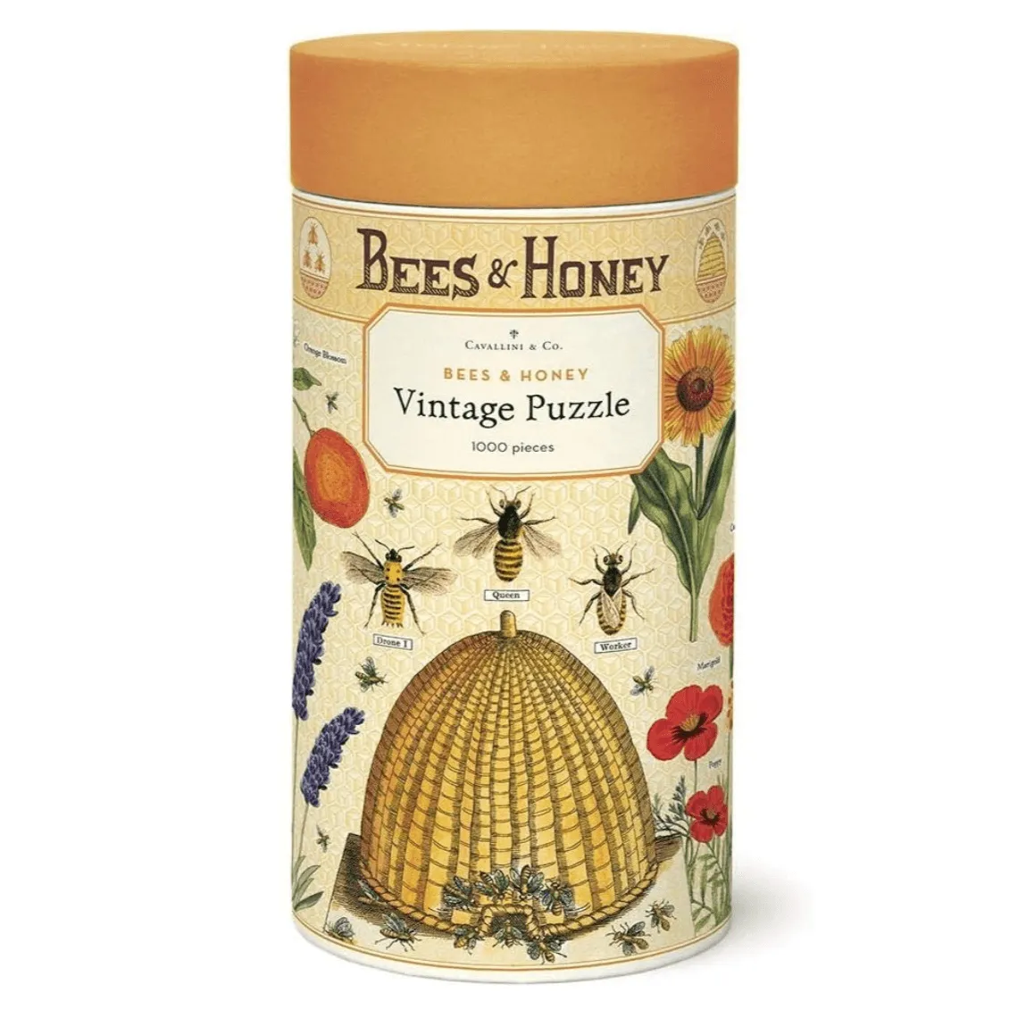 Cavallini Vintage Bees and Honey 1,000 Piece Puzzle