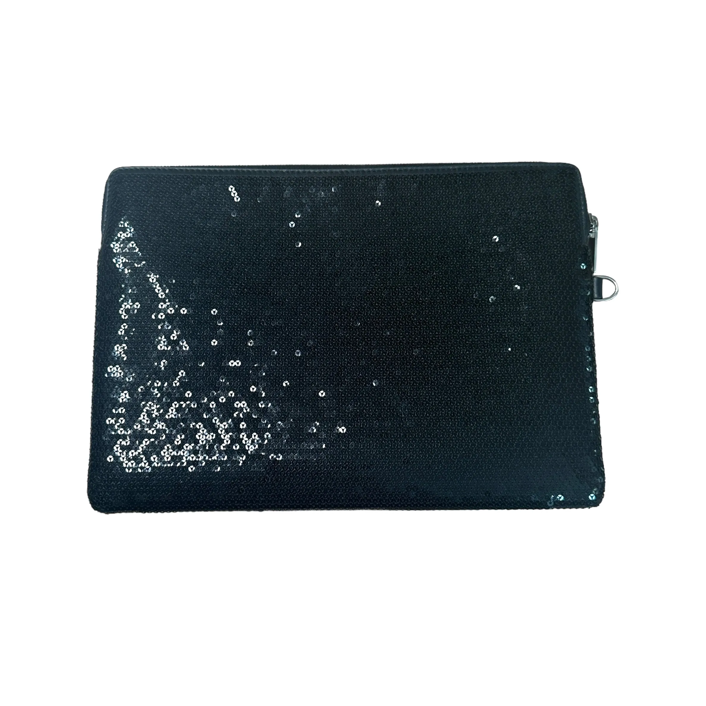 Celine Logo Sequins Clutch