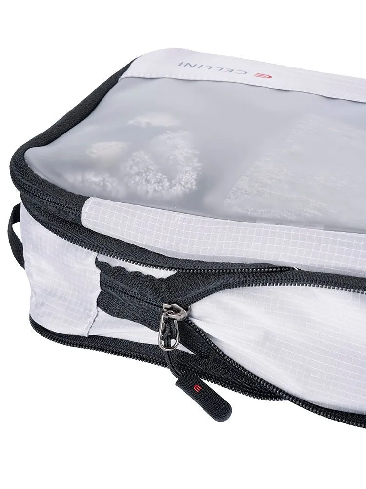 Cellini 2 Pack Packing Cubes; Large and Medium | White