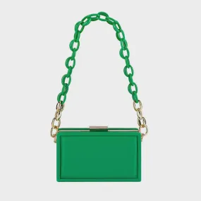 Charlotte Box Bag (Green)