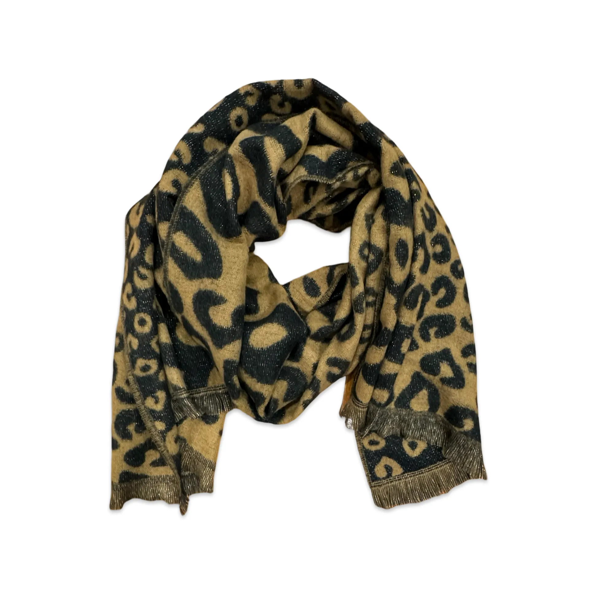 Cheetah Leopard Scarf