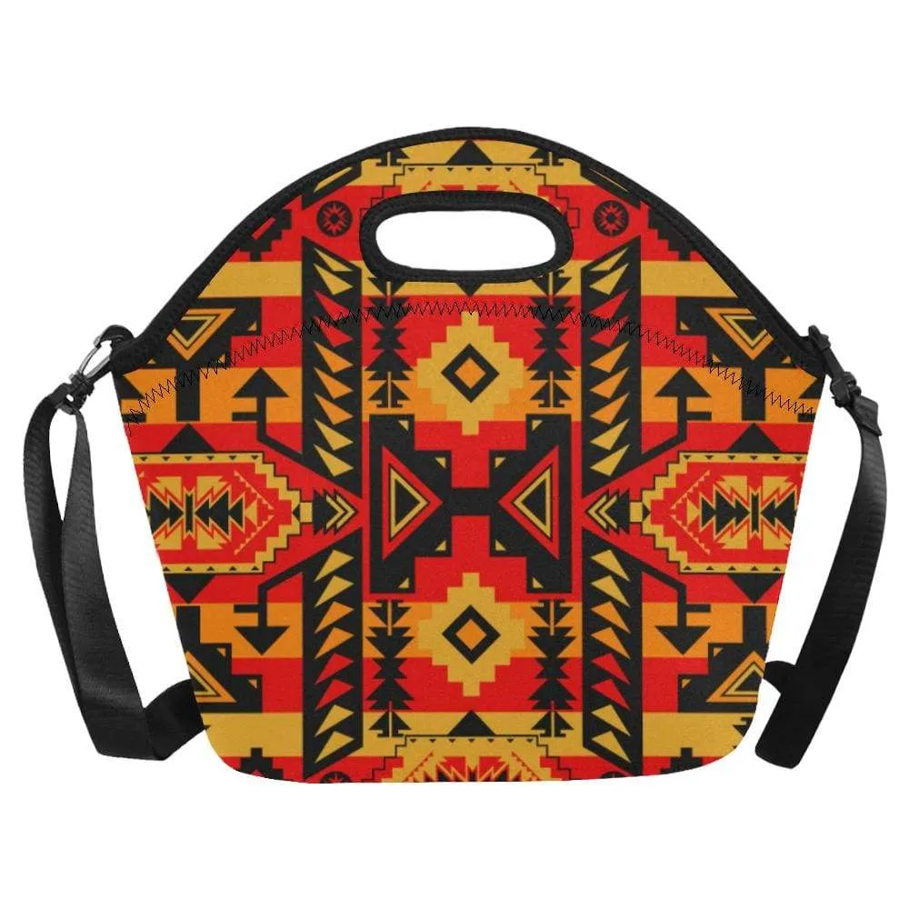 Chiefs Mountain Fire Neoprene Lunch Bag/Large