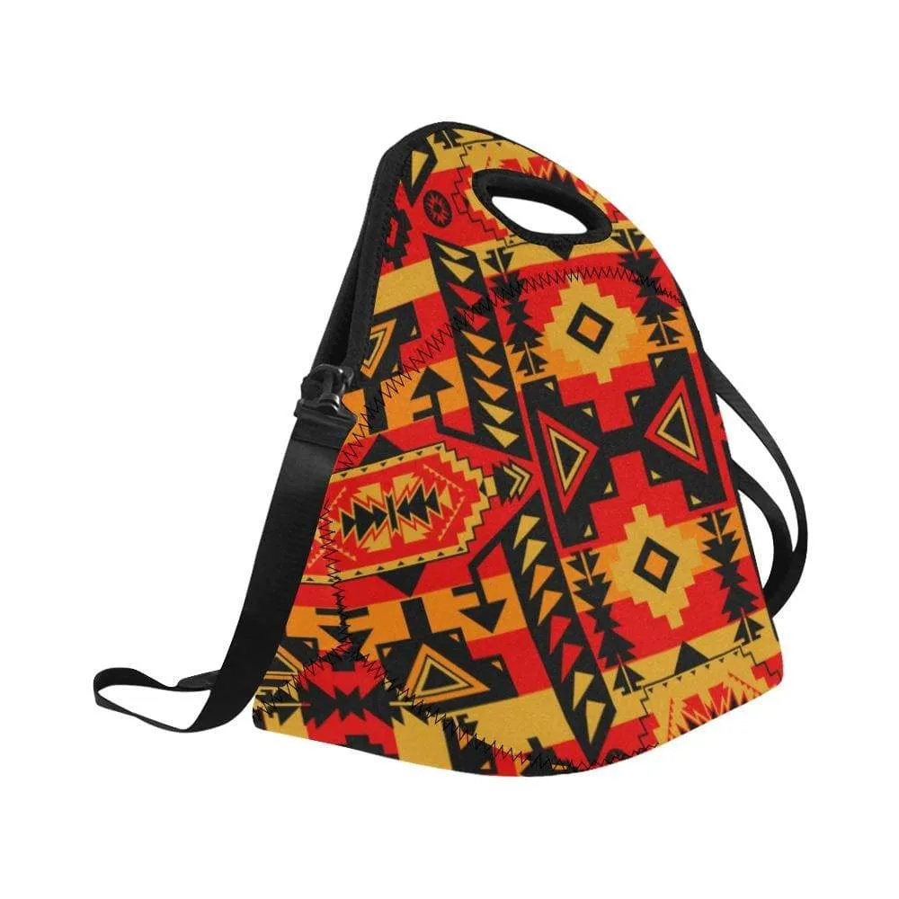 Chiefs Mountain Fire Neoprene Lunch Bag/Large