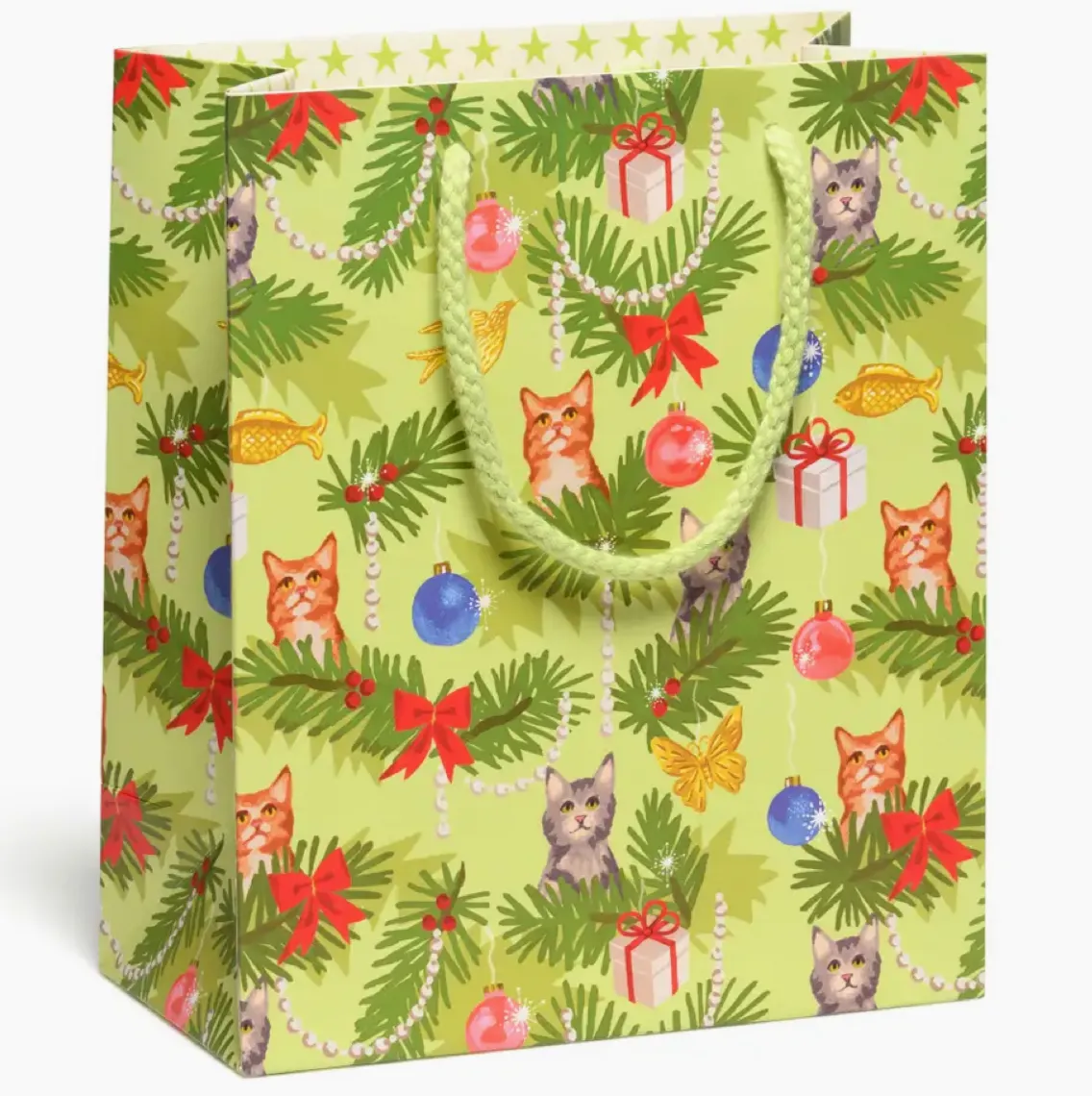 Christmas Cats Gift Bag