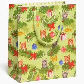 Christmas Cats Gift Bag